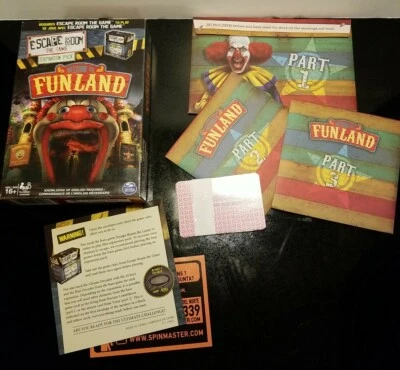 NEW  Spin Master Games Escape Room the Game Welcome to Funland Expansion Pack  - Image 1 of 4
