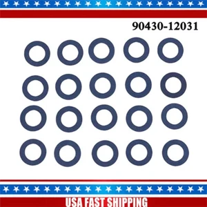 20pcs Oil Drain Plug Gasket Crush Washer 90430-12031 For Toyota Lexus - Picture 1 of 6
