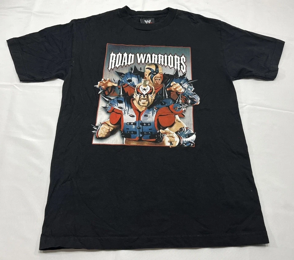 Camiseta De Colección WWE Road Warriors Legion of Doom Talla M Black Hawk Animal 2005 Foto 1 de 4