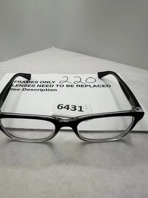 Marco de gafas Ralph Lauren RA7069-1448 para mujer de plástico negro 53-18-135 Foto 1 de 4