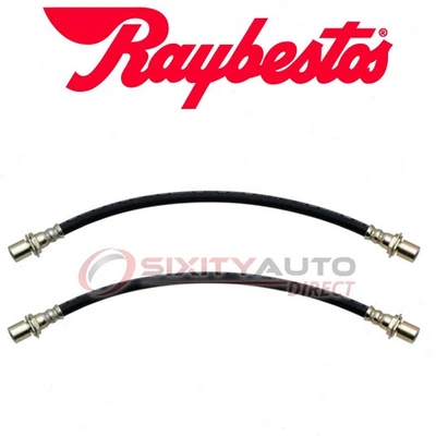 2 pc Raybestos Front Brake Hydraulic Hose for 1993-1998 Toyota T100 - Hoses et Foto 1 de 4