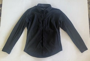 Beverly Hills Polo Club schwarzes langärmliges Herrenhemd Größe Medium  - Bild 1 von 3