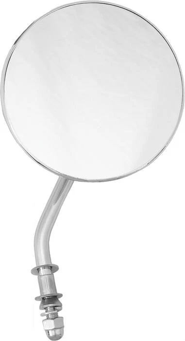 Espejo retrovisor derecho cromado #12260 Harley Davidson disco duro 4" Foto 1 de 1