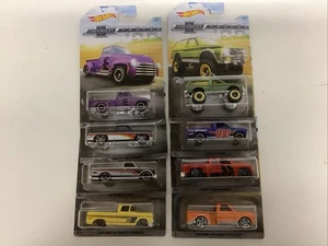 Hot Wheels Chevrolet 100 Years Truck Full Set Of 8 - Picture 1 of 10