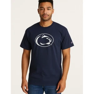 Penn State University Champion Herren Shirt Blau Gr. L Grafik Logo Nittany Team - Bild 1 von 12