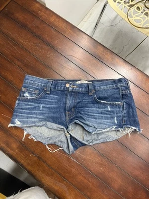 Pantalones Cortos Marca J Niñas 27 Azul Denim Mako Caliente Corto Puño Envejecido Foto 1 de 4