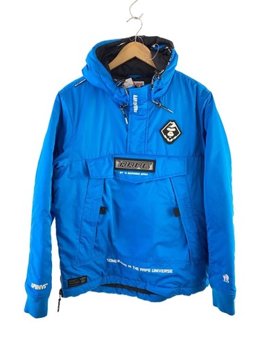 A BATHING APE (BAPE) Giacca mezza zip AAPE BY A BATHING APE imbottita usata