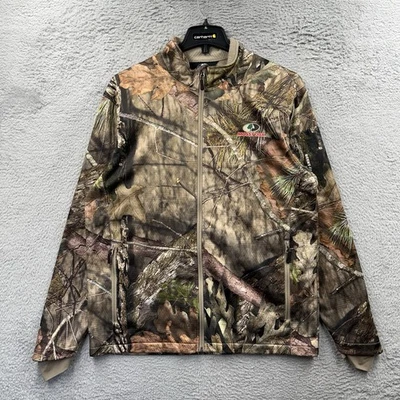 Mossy Oak Men’s Jacket Size Large Scent Factor Camouflage Hunting Full Zip - Image 1 of 4