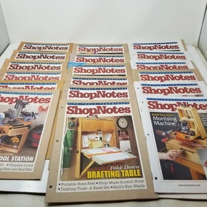 ShopNotes Magazines 18 Issues 22 27 29 30 35–47 Woodworking Plans Tools - Picture 1 of 22
