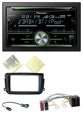 Pioneer Bluetooth MP3 DAB 2DIN USB CD Autoradio für Smart ForTwo 2010-2015 ISO - Bild 1 von 4