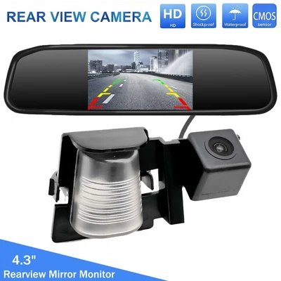 4.3-inch Monitor  Rearview Camera For Jeep Wrangler JK/JKU 2012-2016 Models - Image 1 of 4