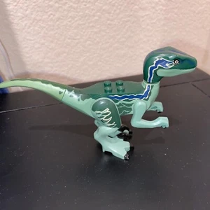 Lego Raptor Velociraptor Dark Green Jurassic World Dinosaur Authentic - Imagen 1 de 5