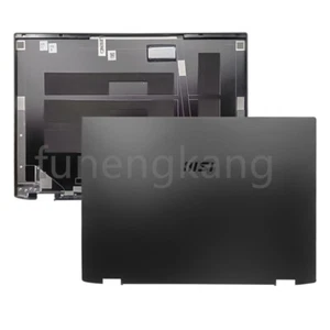 New for MSI Summit E16 Flip MS-1592 1593 16in Black Top Lid Top LCD Back Cover - Afbeelding 1 van 3