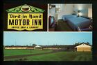 Motel Hotel Postcard Pennsylvania PA Bird In Hand Motor Inn motel interior chrom