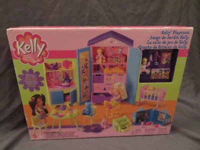 Nuevo Sellado Kelly Hermana de Barbie Muñeca Sala de Juegos Juego 88704 Mattel 2002 Foto 1 de 3