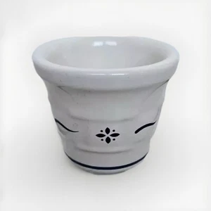 Longaberger Pottery Toothpick Holder Votive - ONE CLASSIC BLUE USA - Picture 1 of 4