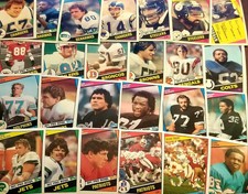 1984 TOPPS FOOTBALL 1-199 YOU PICK SEE SCANS COMPLETE SETS,TEAMS, PLAYERS,STARS