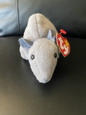 Ty Beanie Baby Tank - MWMT (Armadillo 1995) 9 Line With Shell - (SP