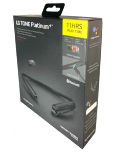 LG Tone Platinum Plus HBS-1125 Bluetooth Headset Harman Kardon Sound - Black SR - Picture 1 of 3