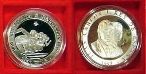 1992 Spain Large silver Proof 2000 Pesetas- Olympics Runners - Picture 1 of 1