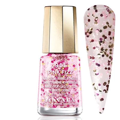Mavala Fizzy Holiday 2023 Breathable Mini Nail Polish - Pink Fizz 5ml (944)