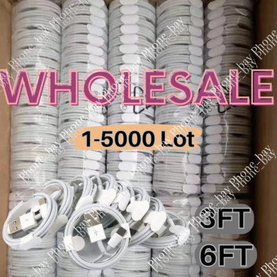 Cable cargador USB al por mayor para Apple iPhone 5 6 7 8 SE X XR XS 11 12 13 14 Foto 1 de 4