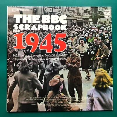 BBC SCRAPBOOK FOR 1945 Broadcasts Reports LP War Correspondents David Dimbleby G - Image 1 of 4