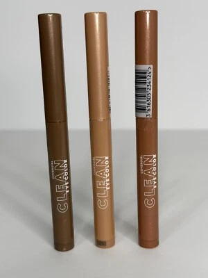 3 Covergirl Clean Eye Color Eyeshadow Stick #328 #306 #303 Bundle - Image 1 of 4