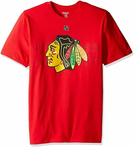Chicago Blackhawks Jonathan Toews Boy's Youth #19 Fractal Player Jersey T-Shirt Cover