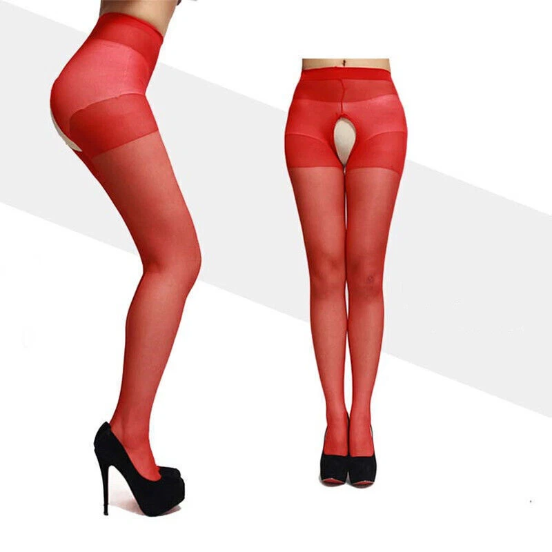 Straps Sex Strumpfhose Ouvert Erotik Dessous Reizwäsche Schritt offen - Bild 1 von 1