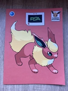 2024 September PSA Card Magazine Flareon Cover TCG Vol 6 - Picture 1 of 2