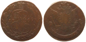 Russia 5 Kopeks 1769 VF 91835 - Picture 1 of 1