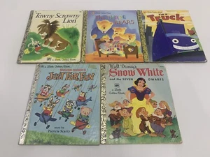 Golden Books x 5 JUST FOR FUN, Three Bears L, Tawny Scrawny Lion - Bulk Bundle - Bild 1 von 2
