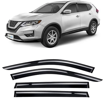 Sun Rain Visors Wind Rain Guards for 2014-2020 Nissan Rogue - Image 1 of 4