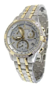 Citizen Eco Drive Diamond Bezel Chronograph Ladies Watch FB1094-56D - Picture 1 of 4