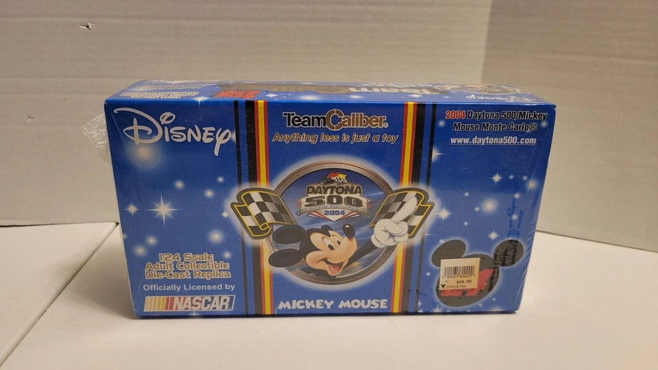 2004 DAYTONA 500 Disney MICKEY MOUSE Monte Carlo TEAM CALIBER PREFERRED 1:24  - Image 1 of 1