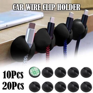 10/20 pezzi di clip per cavi, supporto per auto, morsetto autoadesivo, colo I3K2 - Zdjęcie 1 z 13