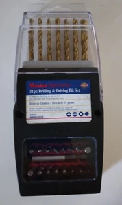 master mechanic 31 pc Drilling & Driving Bit Set (new) - Picture 1 of 1