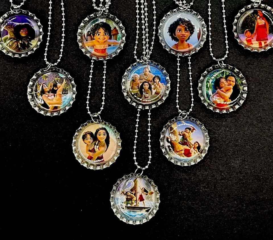 MOANA 2 inspired party favors / 10 Necklaces  / Luau / Birthday / Kids Party - Image 1 of 3