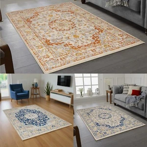 Lujo, antideslizante, gran alfombra tradicional, dormitorio, sala de estar, exquisitas alfombras, corredor. - Imagen 1 de 13