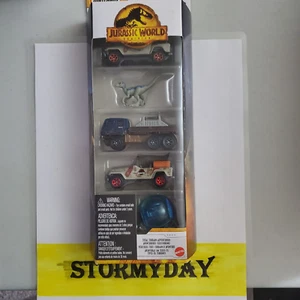 MATCHBOX HOT WHEELS 5 PACK MBX Jurassic Park - Bild 1 von 3
