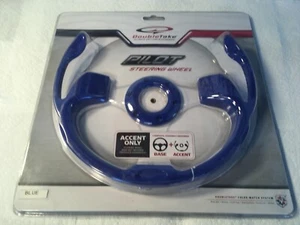 Double Take Pilot Golf Cart Blue Steering Wheel Insert - Picture 1 of 6