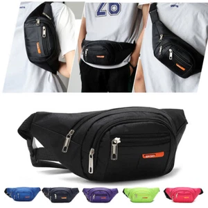 Fanny Pack Men Shoulder Bag Tote Bag Cross Body Pouch Sport Tactical Sling Bag - Picture 1 of 84
