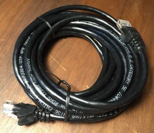 BELKIN CABLE 14' CAT 5E R7J604 Black Snagless Patch A3L791B14-BLK-S RJ45M/RJ45M - Picture 1 of 12