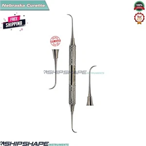 Nebraska Scaler 128 Sickle, Curette Dental Hygiene Cyst Calculus Plaque Removal - Bild 1 von 9