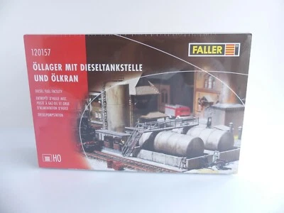 FALLER 120157 MAQUETTE A CONSTRUIRE ENTREPOT D'HUILE AVEC POSTE A GAZ-OIL - Immagine 1 di 2