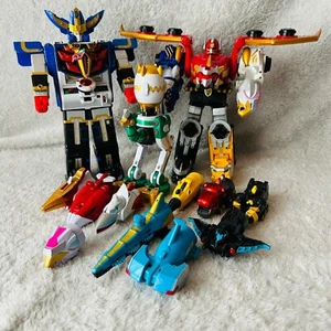 BANDAI DX Megazord Power Rangers Megaforce Sentai Goseiger Hyper Gosei ottimo - Foto 1 di 12