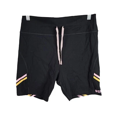 Pantalones Cortos de Bicicleta para Mujer Blanco Fox Boutique Sarah Day Negros Ropa Activa Cordón M Foto 1 de 4