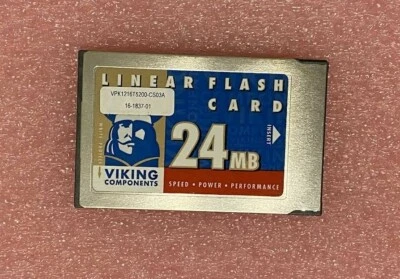 Viking 24MB PCMCIA Type 1 16-Bit Linear Flash Card VPK1216T5200-CS03A 16-1837-01 - Bild 1 von 2