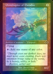 1x FOLIENORNITHOPTER DES PARADIES - Retro Modern - MTG - Magic the Gathering - Bild 1 von 1